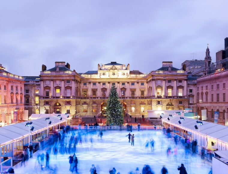 Somerset House Icerink at christmas
