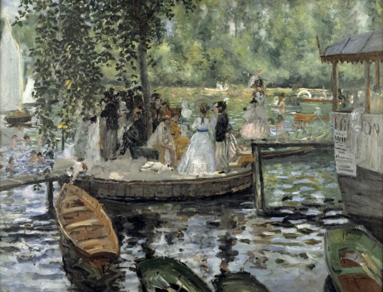 Monet and Renoir's iconic La Grenouillère reunited side by side for the first time in almost twenty years.